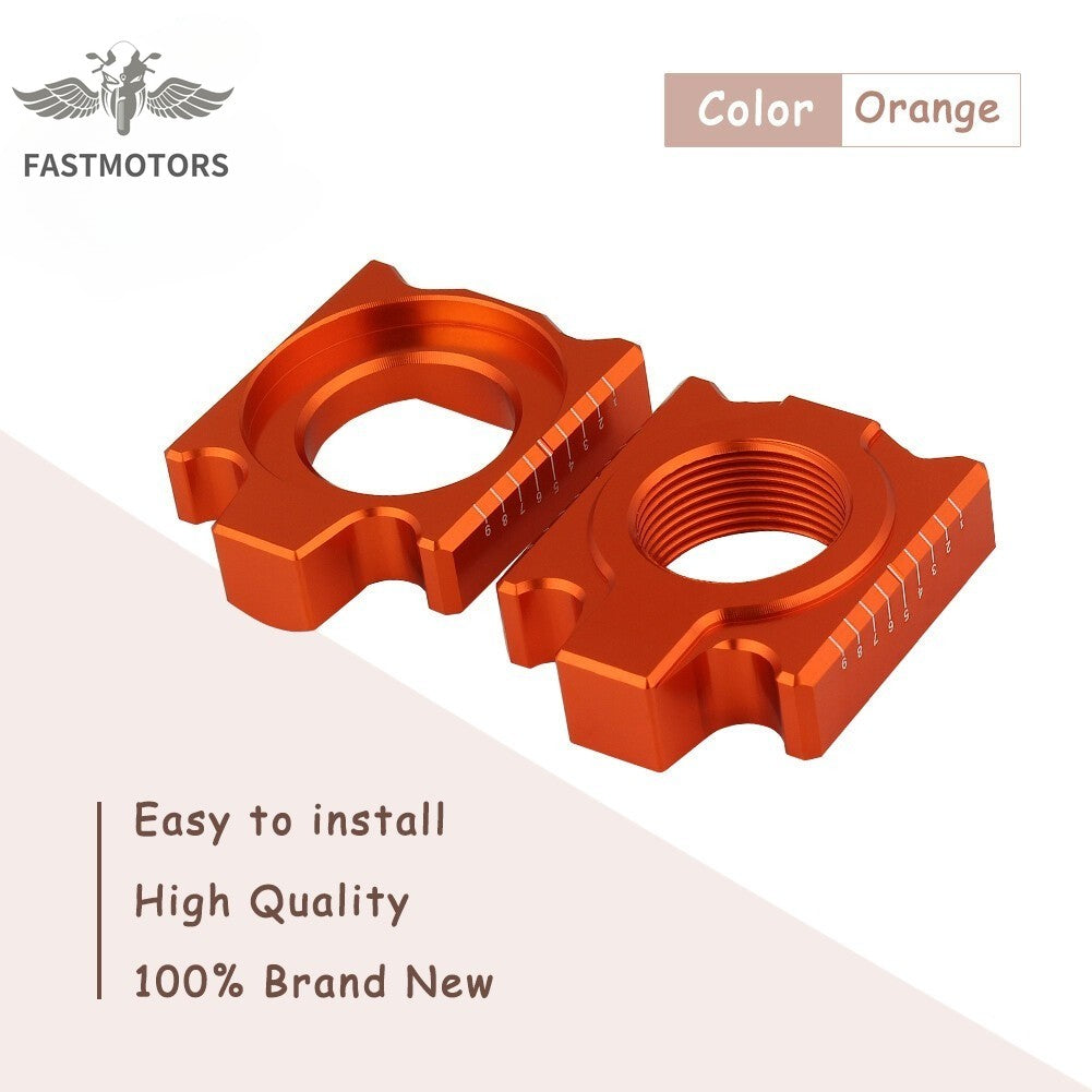 Rear Axle Block Chain Tensioner Adjuster For SX SX-F XC XC-F 125-450 2013-2022