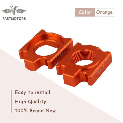 Rear Axle Block Chain Tensioner Adjuster For SX SX-F XC XC-F 125-450 2013-2022