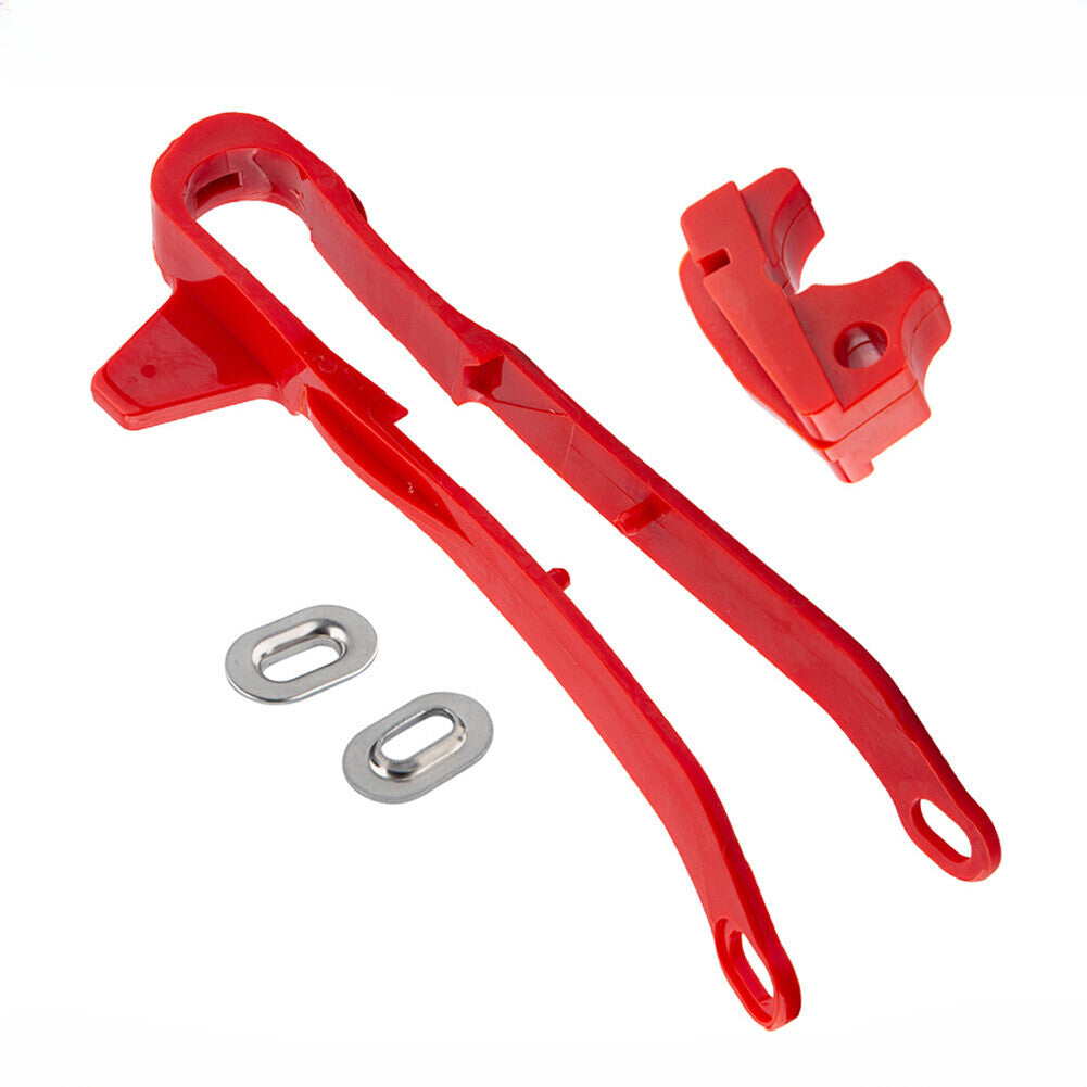 Red For Honda CRF150F 2003-2005 CRF230F 2003-2019 Swingarm Chain Slider Guides
