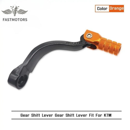 Motorcycle CNC Gear Shifter Shift Lever Pedal For KTM XC Dirt Pit Bike Orange