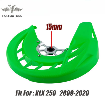 New Front Brake Disc Guard Protector Cover For KLX 250 250S KLX250 KLX250S Green