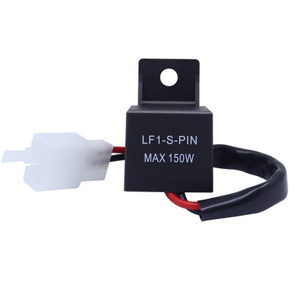2 Pin 12V LED Flasher Relay for Motorcycle Turn Signal Kawasaki Yamaha Kawasaki