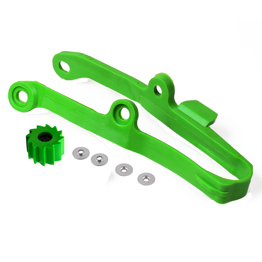 Chain Guard Guide Slider Pulley Kit New For KXF 250 450 KLX450R 2009-2018 Green