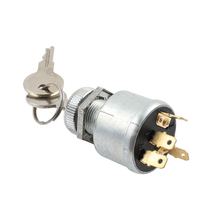 4 Terminals Key Ignition Switch For EZGO 33639-G01 ST Shuttle Golf Cart