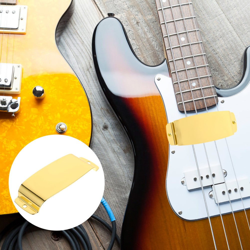 Bass Pickup Protective Cover Zinc Alloy Guitar Bridge Accessories