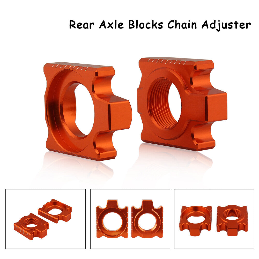 Rear Axle Block Chain Tensioner Adjuster For SX SX-F XC XC-F 125-450 2013-2022