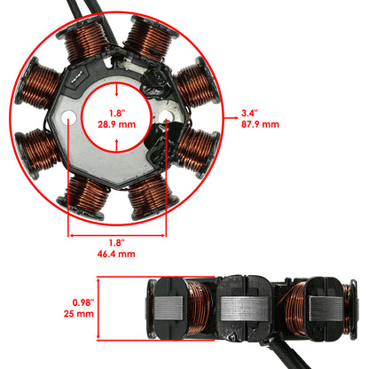 12V 8 Pole Stator Charging Coil Magneto for Kawasaki KLX110 KLX110L 21003-0097