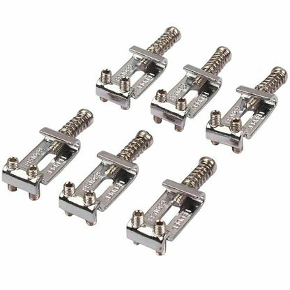 Metal Guitar Saddles Bridge Tremolo String Spacing for Stratocaster Telecaster