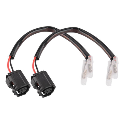2Pcs Turn Signal Wire Harness Adapter Cable For Yamaha MT-07 MT-03 MT-09 MT-10