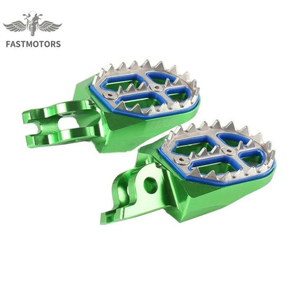 Motorcycle Foot Pegs Rests Pedals Billet MX For KAWASAKI KXF250 KX450 2019-2020