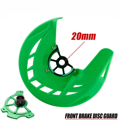 20mm Front Brake Disc Guard Cover For Kawasaki KX250 250F 450F KLX450R 2006-2020