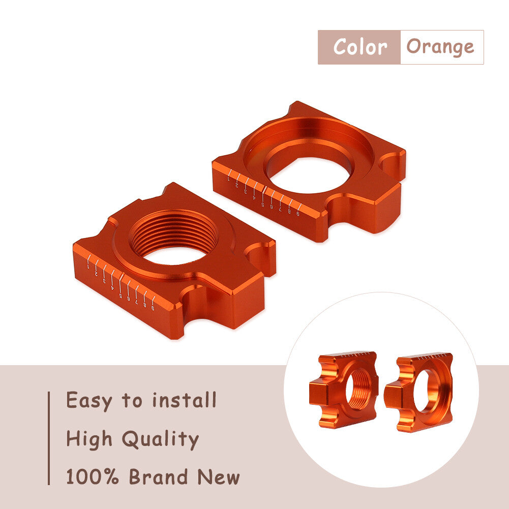 Rear Axle Block Chain Tensioner Adjuster For SX SX-F XC XC-F 125-450 2013-2022
