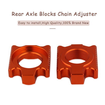 Rear Axle Block Chain Tensioner Adjuster For SX SX-F XC XC-F 125-450 2013-2022