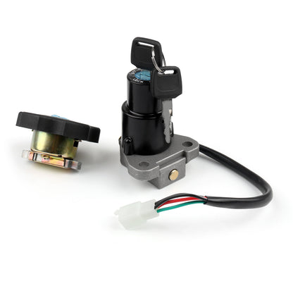 Key Ignition Switch Seat Gas Tank Cap Lock For Yamaha XT600 TW200 XT225 DT200